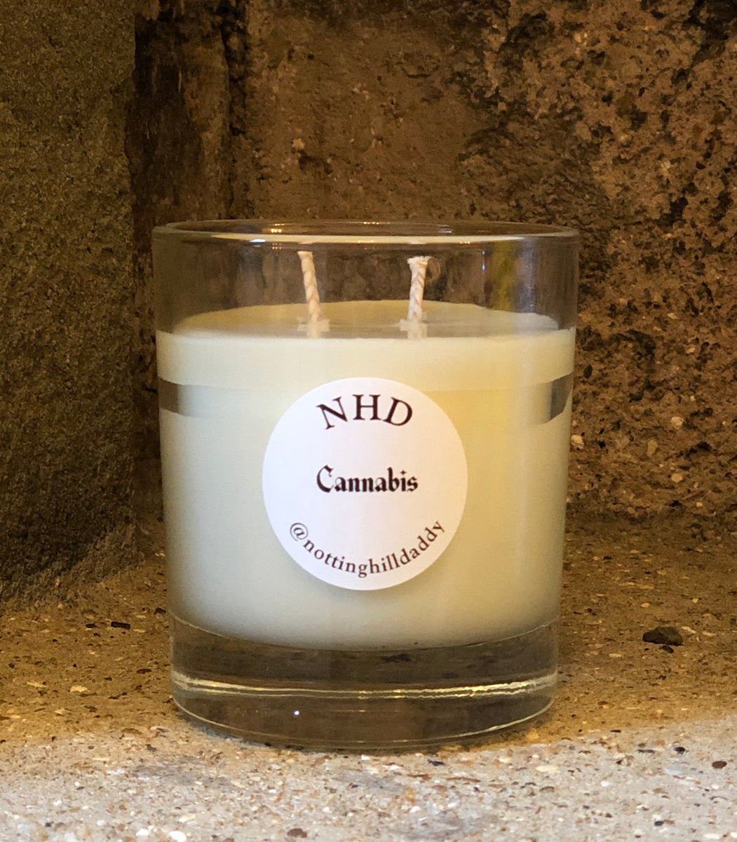 beeswax cannabis candle - marijuana candle - pot leaf candle - decorat –  The Handmade Charm